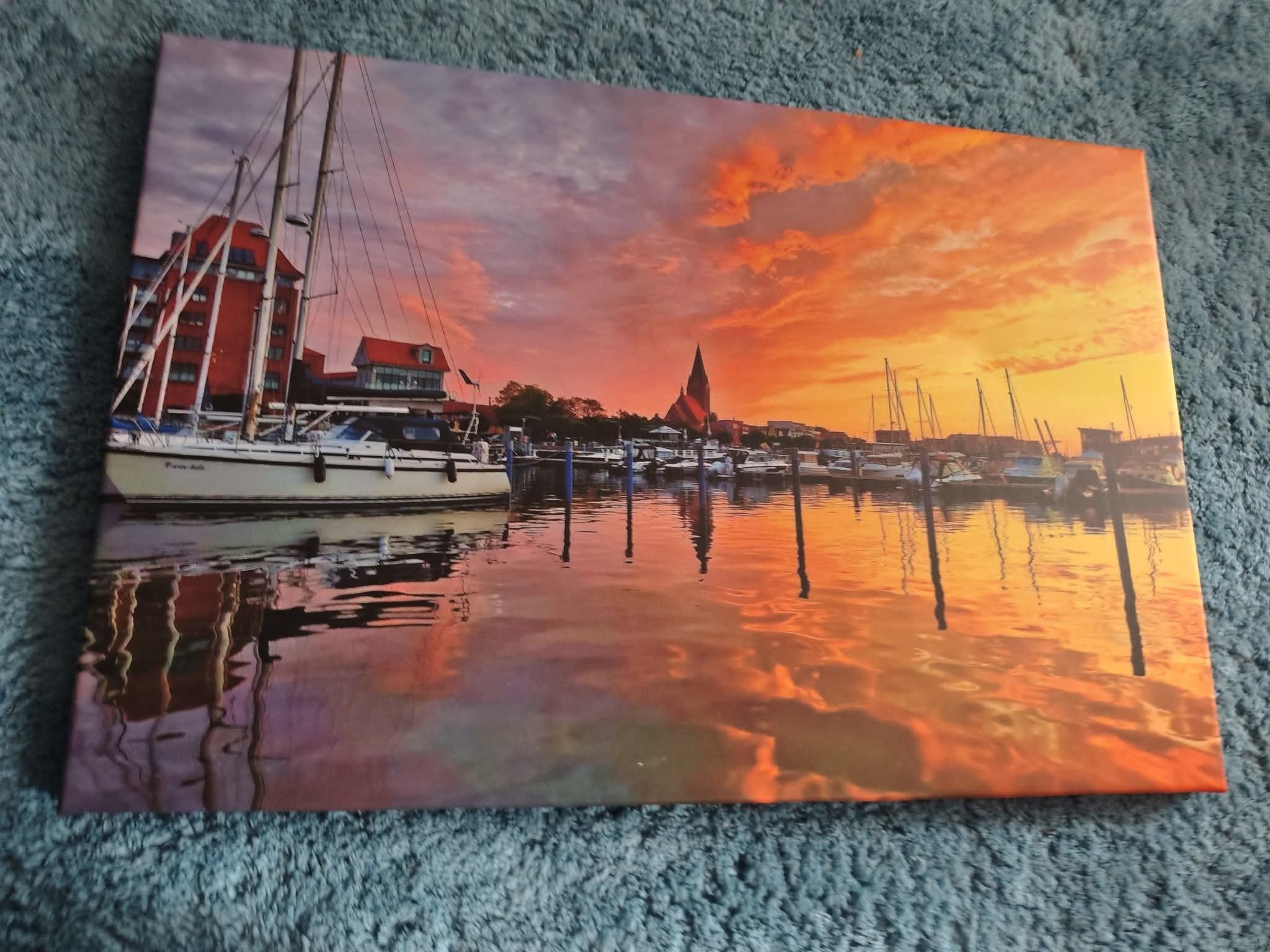 Barth im Sonnenuntergang 5 Leinwand 60x40