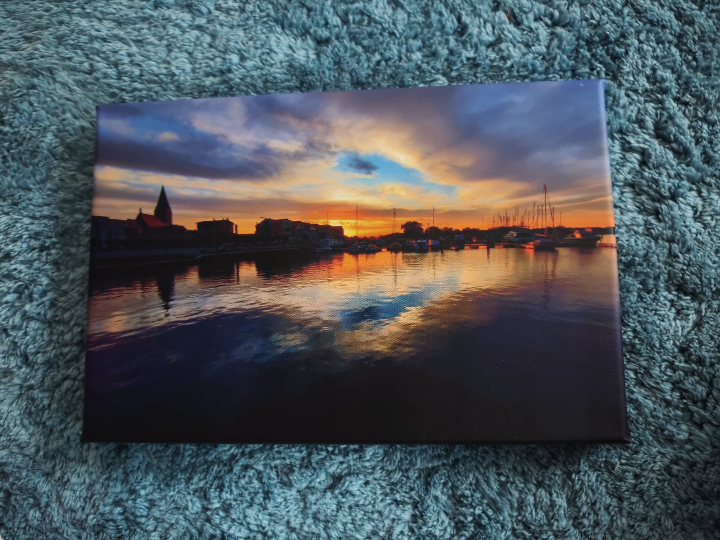 Barth im Sonnenuntergang 11 Leinwand 30x20
