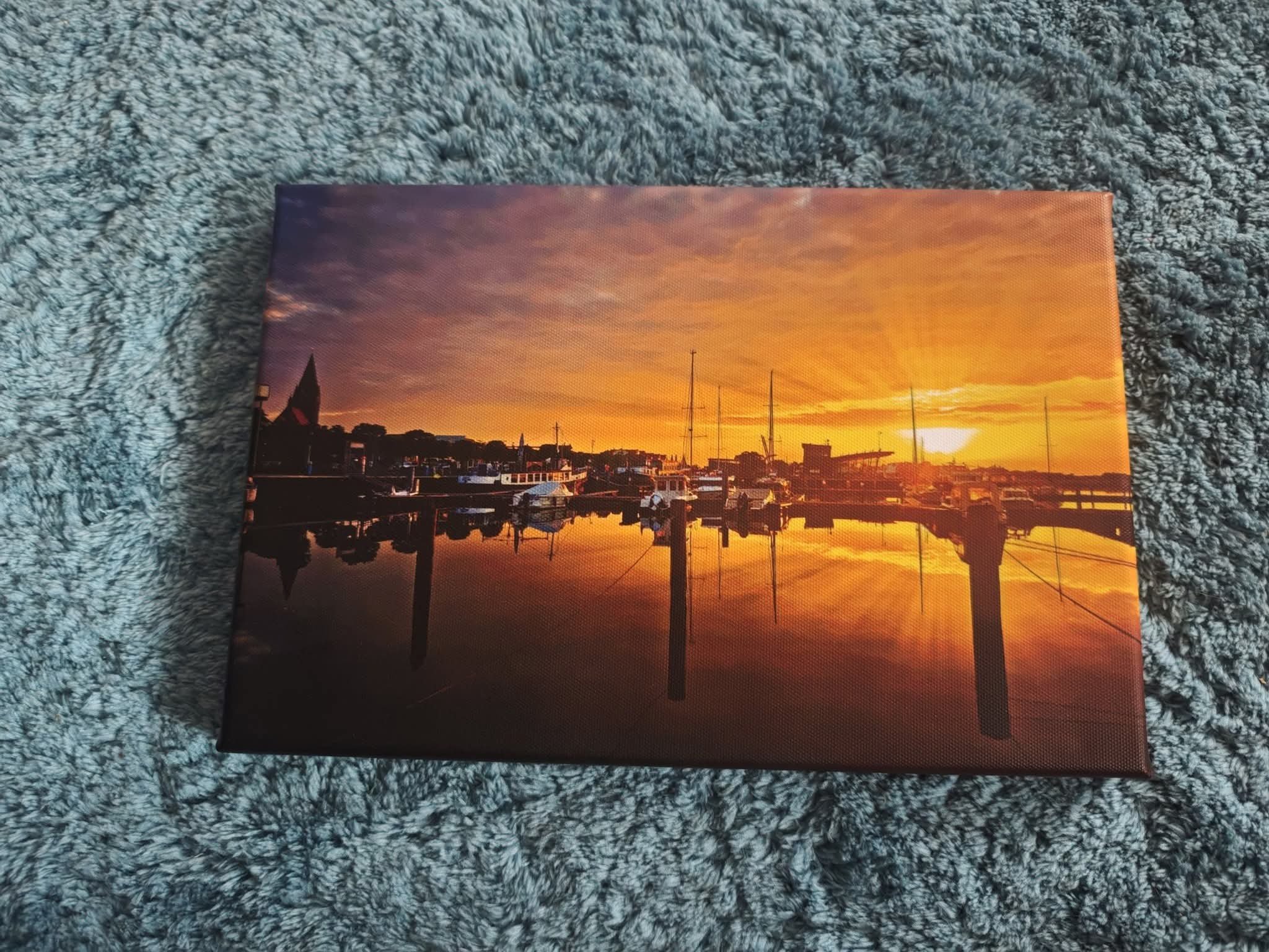 Barth im Sonnenuntergang 6 Leinwand 30x20