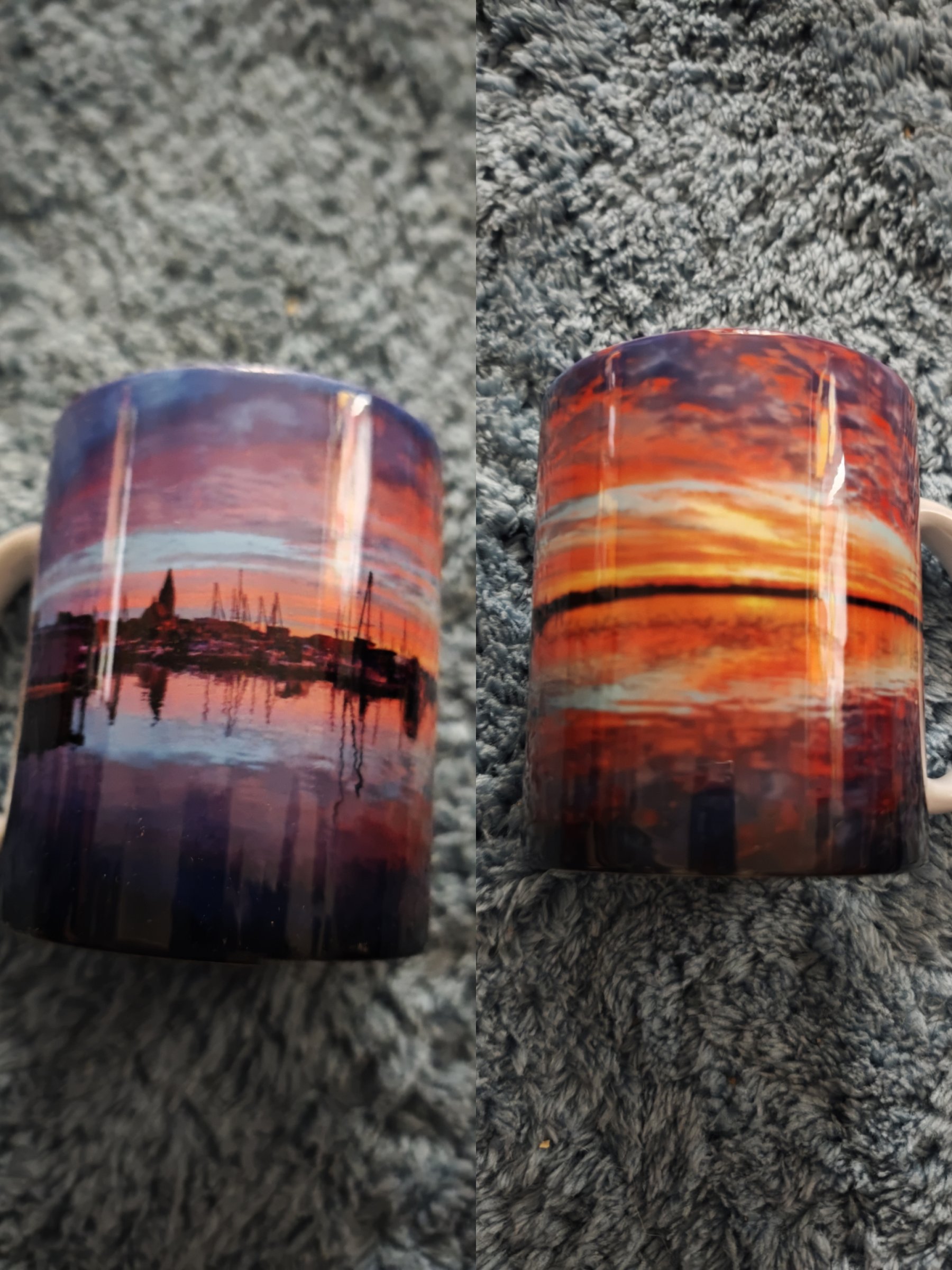 Panorama Tasse, Barth im Sonnenuntergang 5