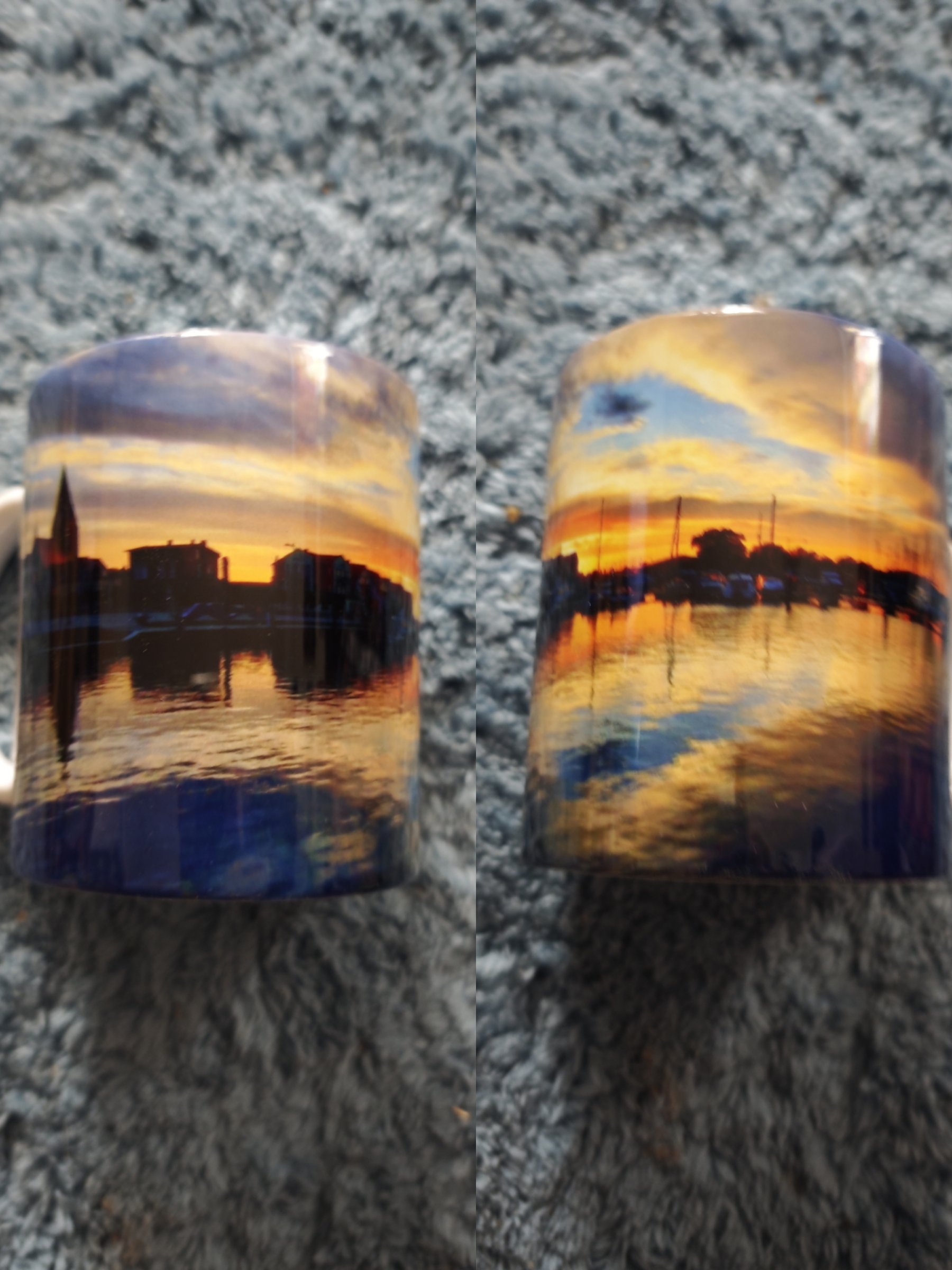 Panorama Tasse, Barth im Sonnenuntergang 9