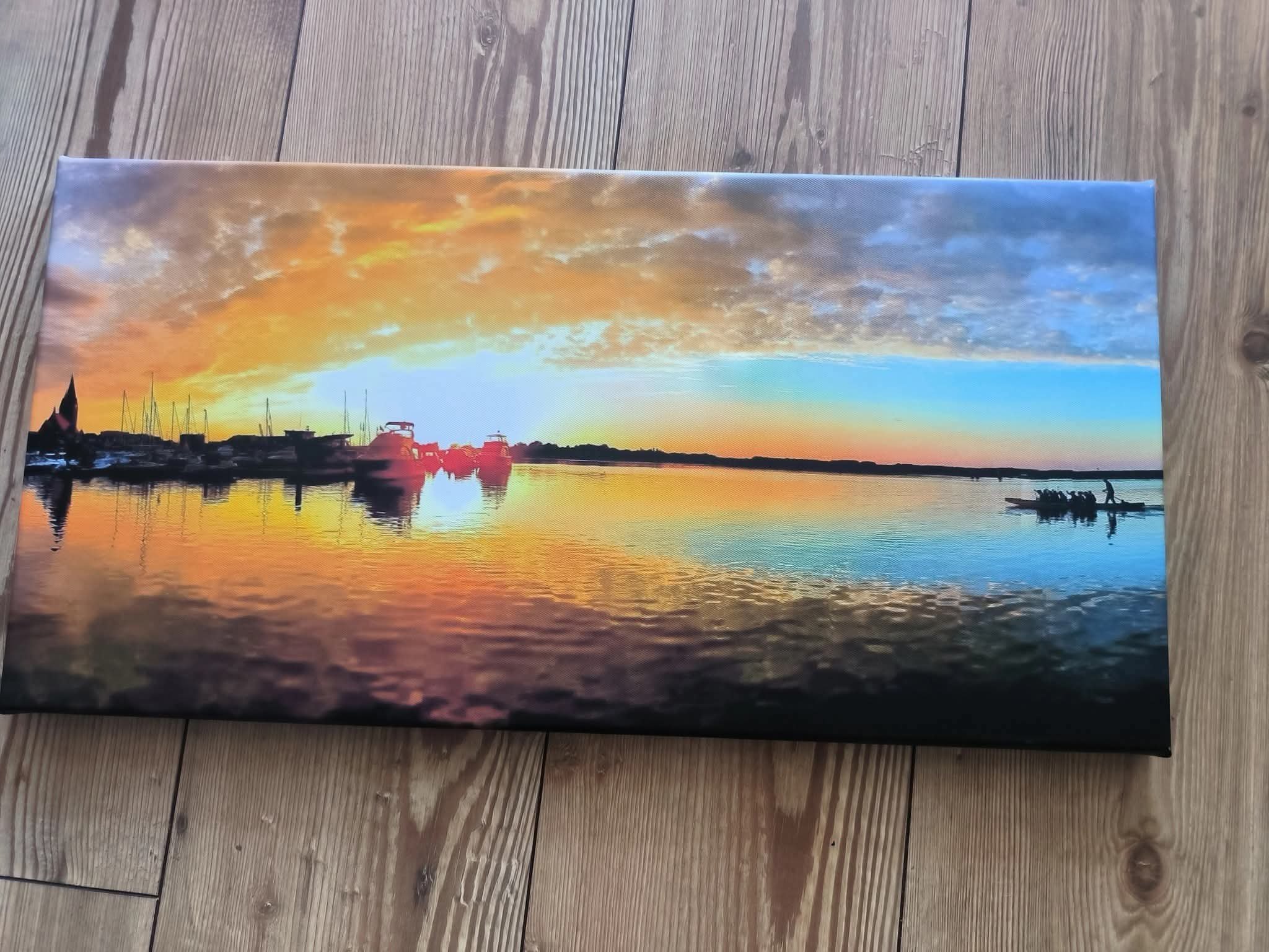 Barth im Sonnenuntergang 2 Leinwand 60x30