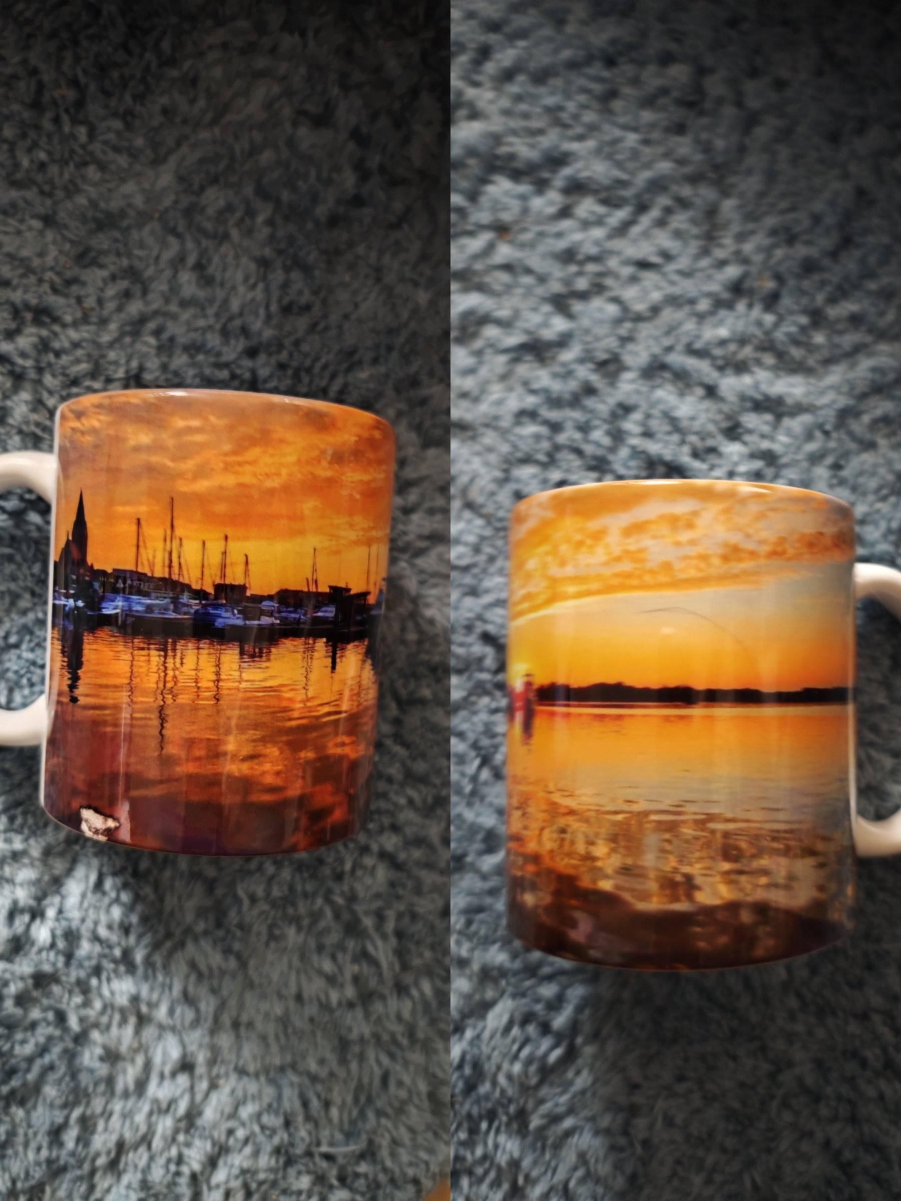 Panorama Tasse, Barth im Sonnenuntergang 10