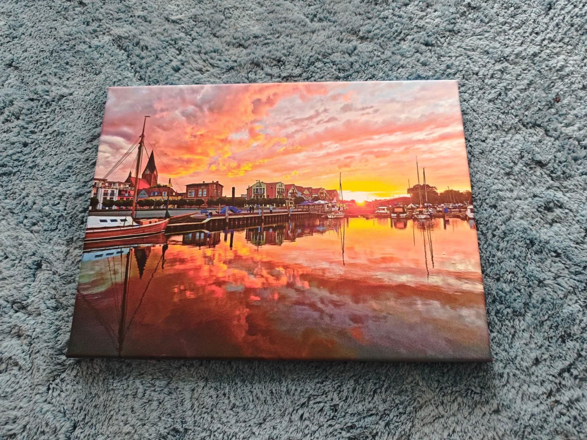 Barth im Sonnenuntergang 4 Leinwand 40x30