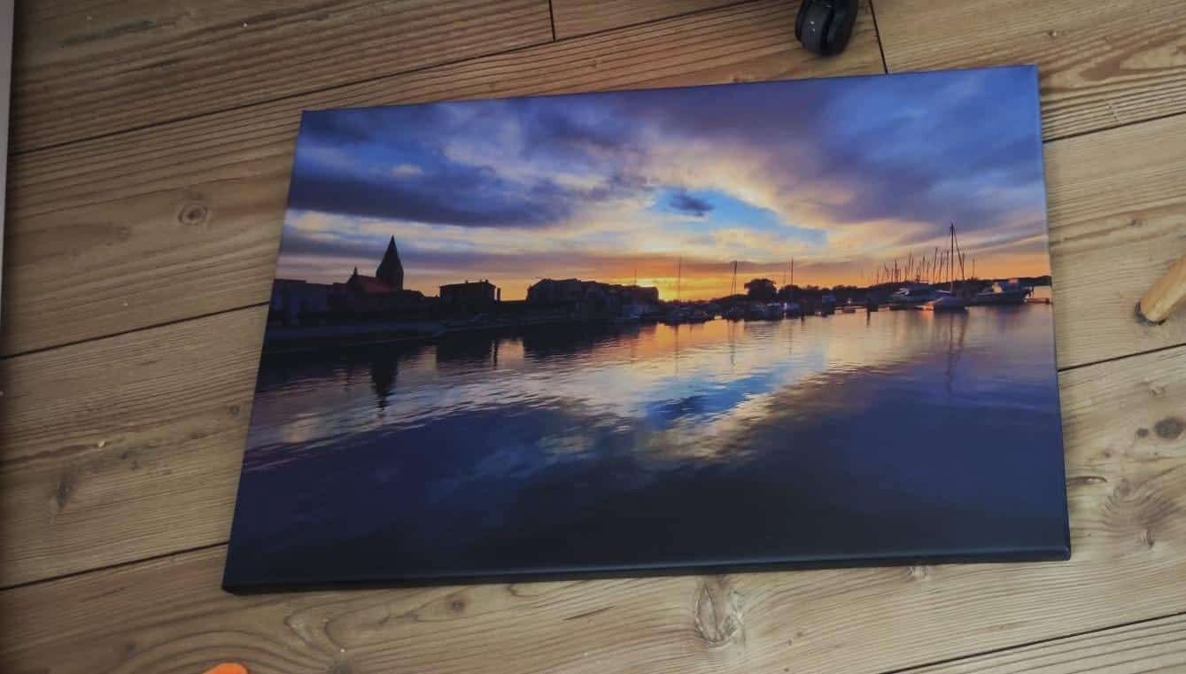Barth im Sonnenuntergang 3  Leinwand 60x40