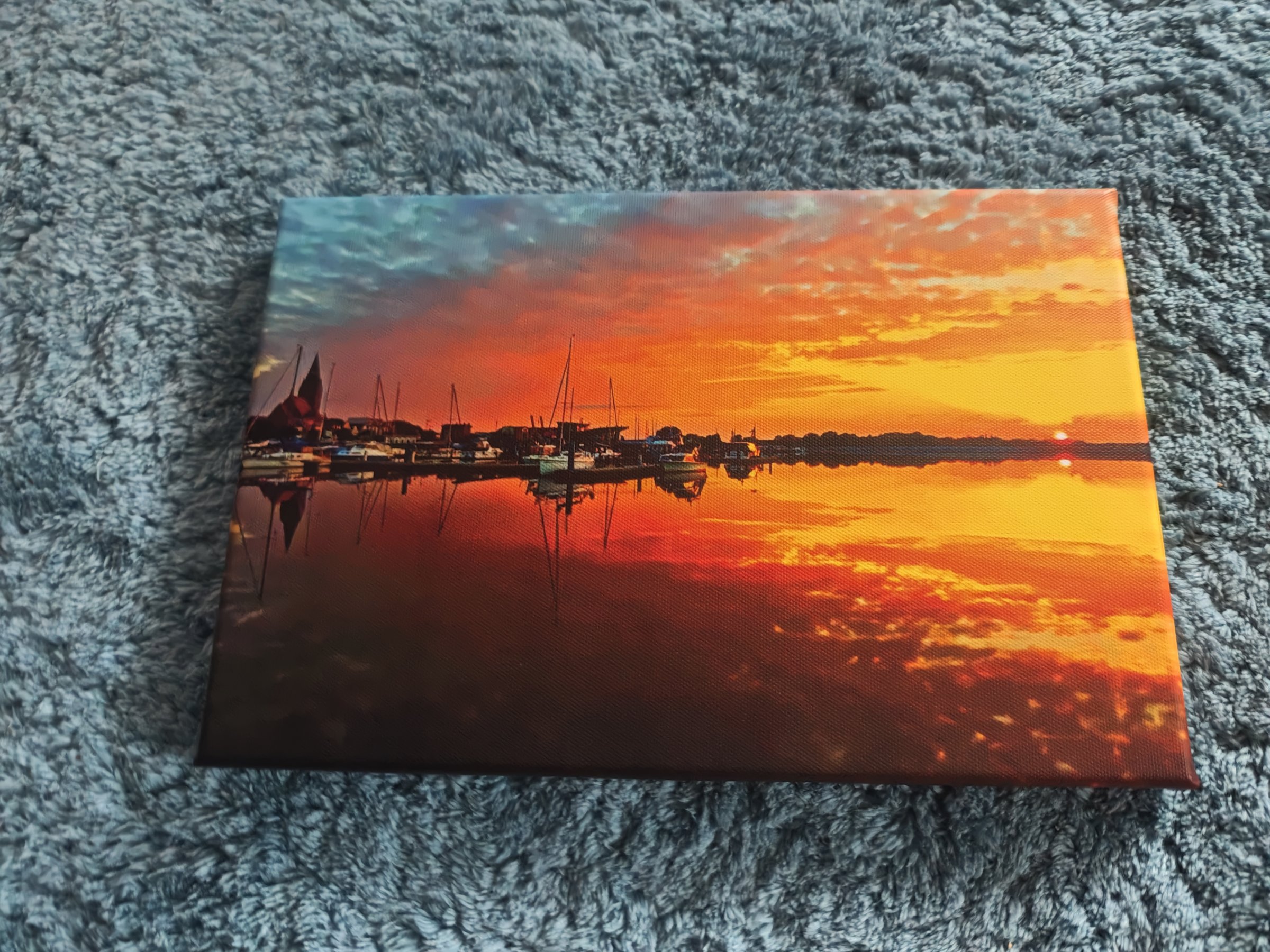 Barth im Sonnenuntergang 7 Leinwand 30x20