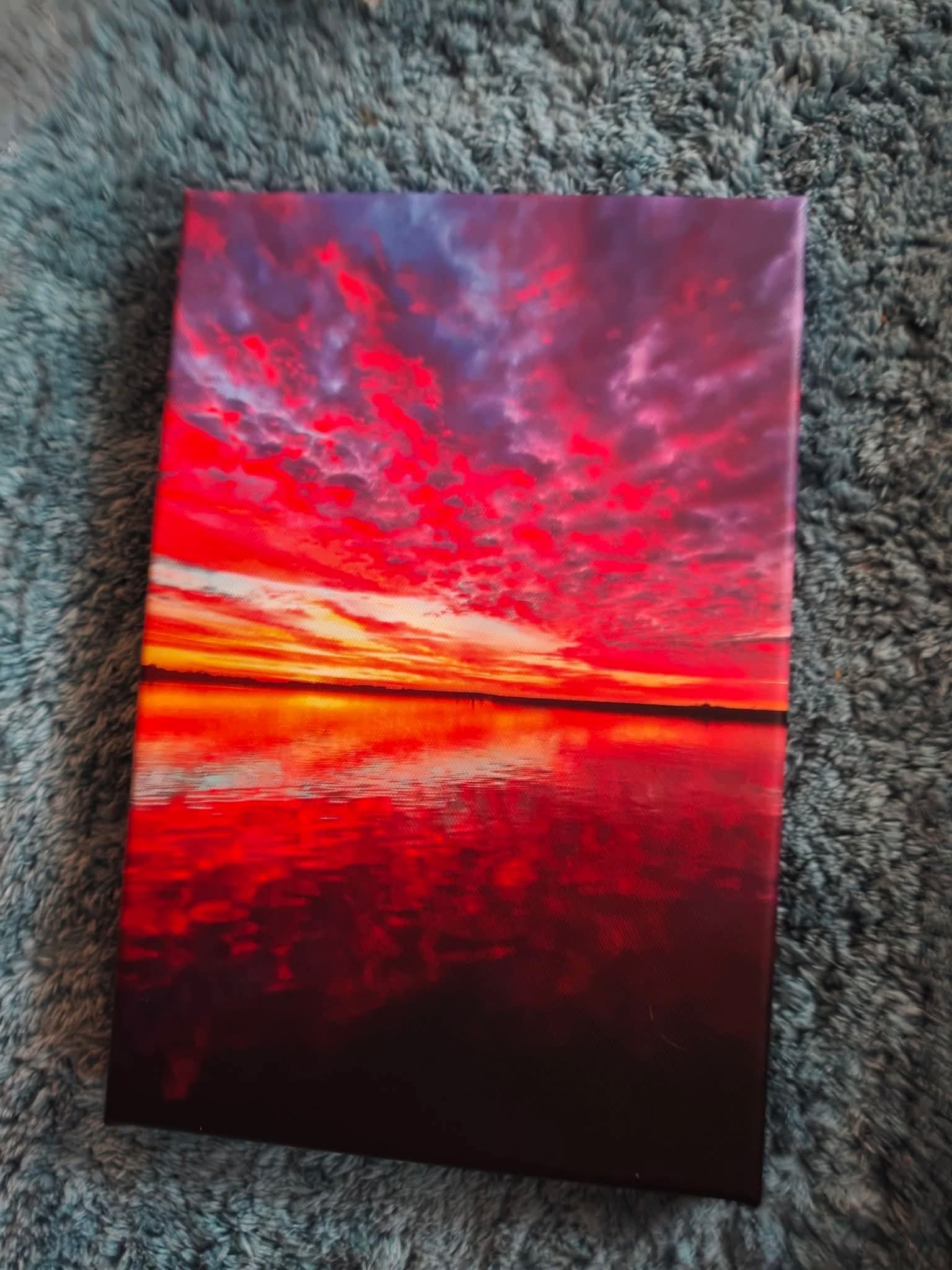Barth im Sonnenuntergang 13 Leinwand 30x20