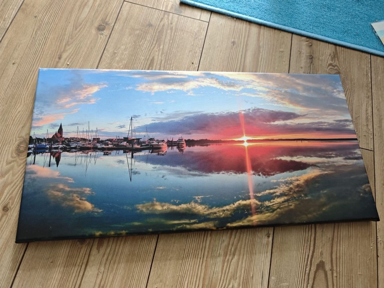 Barth im Sonnenuntergang 1 Leinwand 60x30