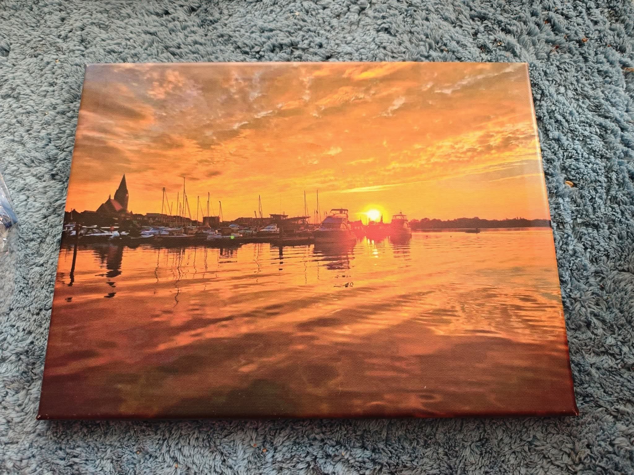 Barth im Sonnenuntergang 14 Leinwand 40x30